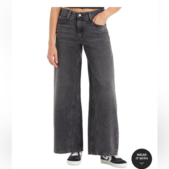 Levi's ‼️‼️
Women's '94 Baggy Spliced
Cotton Wide-Leg Jeans - Picture 4 of 7